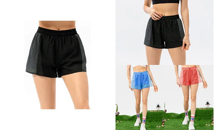 Women Running Shorts 2-in-1