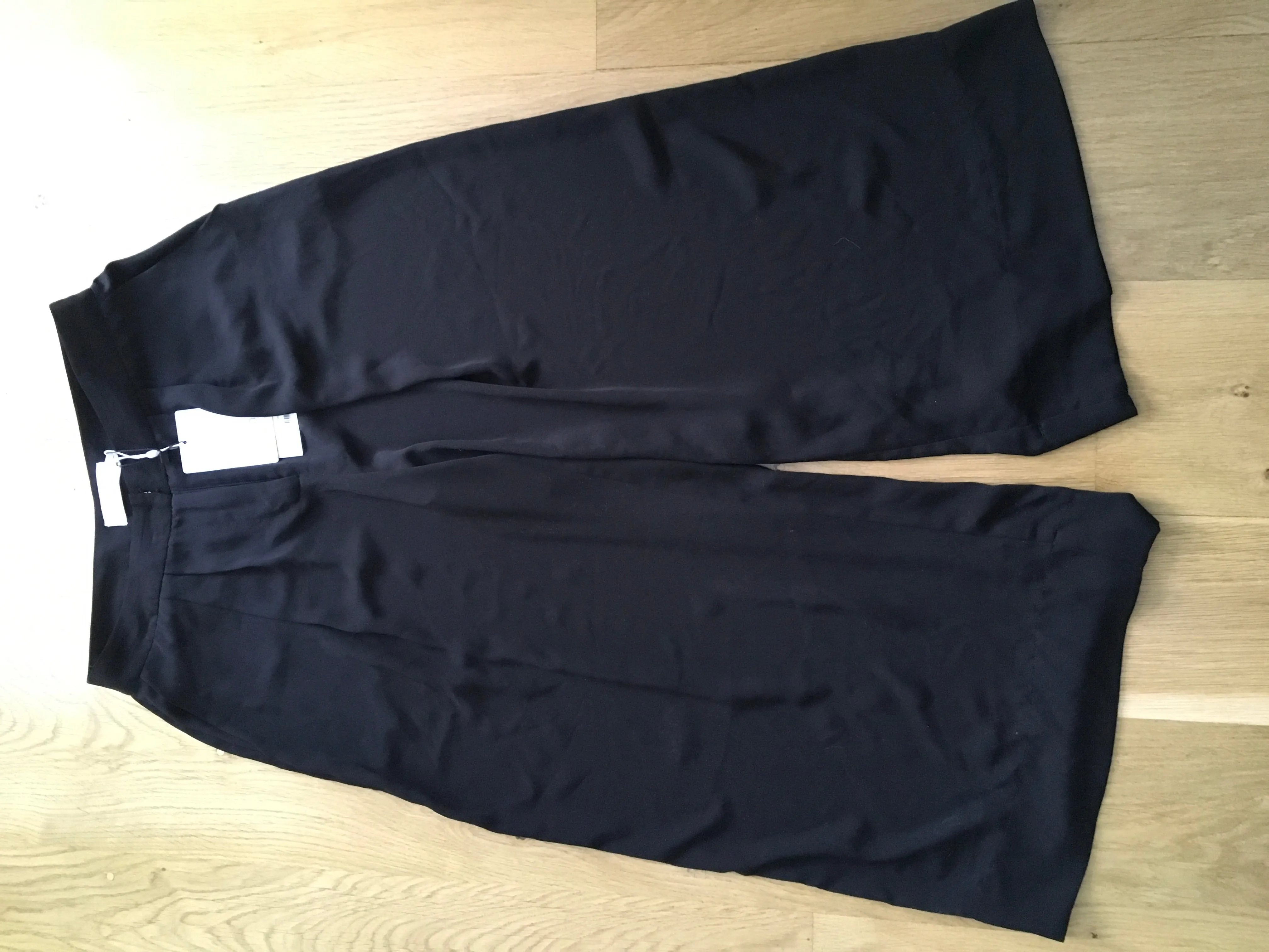 ZIMMERMANN Black Tuck crepe culottes pants trousers  Ladies