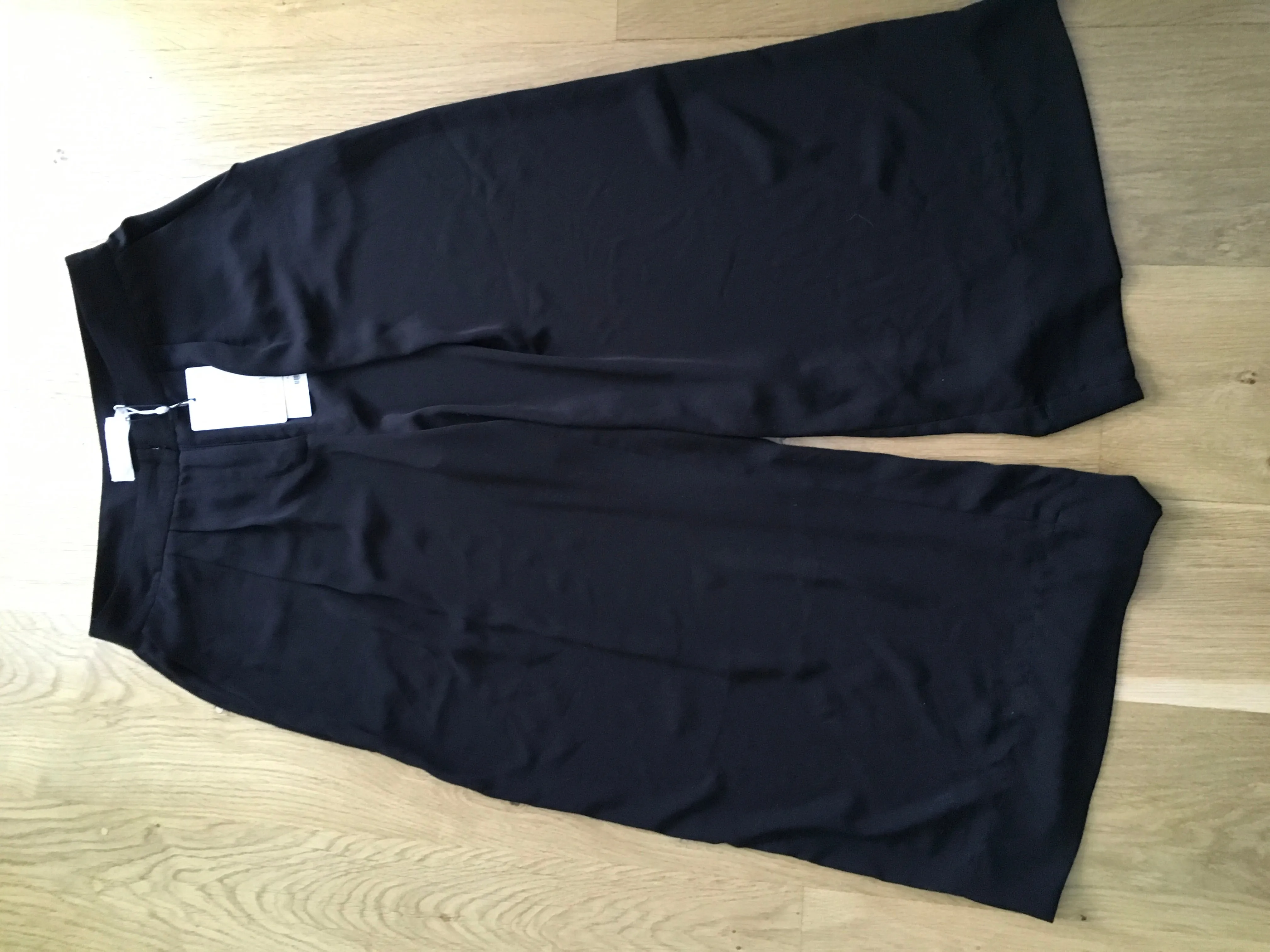 ZIMMERMANN Black Tuck crepe culottes pants trousers  Ladies